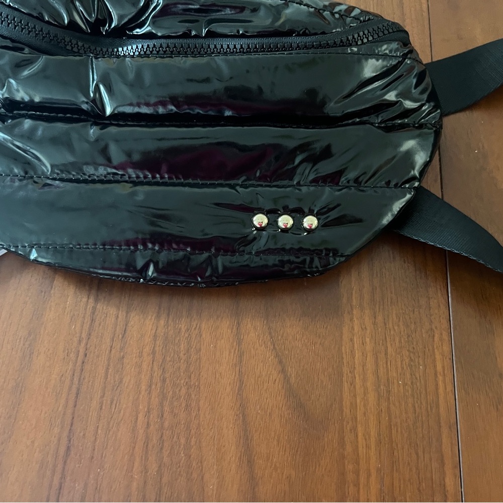Patent Bum Bag, Pretty Simple, Black, NWT - Picture 9 of 13